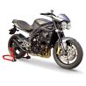 Echappement HP CORSE HYDROFORME position basse TRIUMPH 675 STREET TRIPLE 2007-2012 4