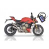 Demie ligne d'Echappement Qd Exhaust TWIN GUNSHOT DUCATI STREETFIGHTER V4 2020 + QD ECU Tuning 0