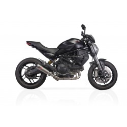 Pot d'Echappement Qd Exhaust Tri-cone DUCATI 797 MONSTER 2017-2018