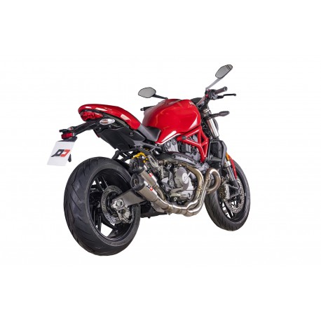 Echappement Qd Exhaust TWIN GUNSHOT DUCATI 821 MONSTER 2018-2020