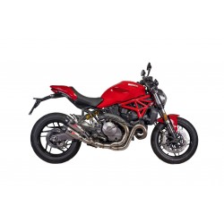 Echappement Qd Exhaust TWIN GUNSHOT DUCATI 1200S MONSTER 2018-2021