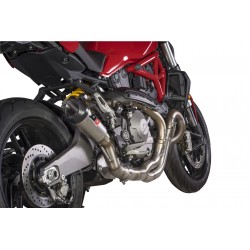 Pot d'Echappement Qd Exhaust GUNSHOT DUCATI 821 MONSTER 1200 MONSTER S