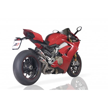 Demie ligne d'Echappement Qd Exhaust TWIN GUNSHOT DUCATI PANIGALE V4 2018-2020