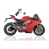 Demie ligne d'Echappement Qd Exhaust TWIN GUNSHOT DUCATI PANIGALE V4 2018-2020 8