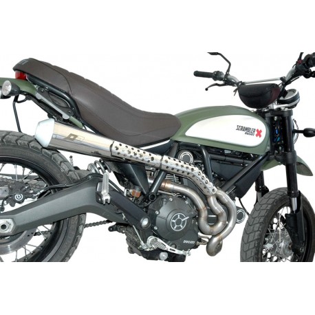 Ligne complète d'Echappement Qd Exhaust MAXCONE DUCATI 800 SCRAMBLER 2017-2020