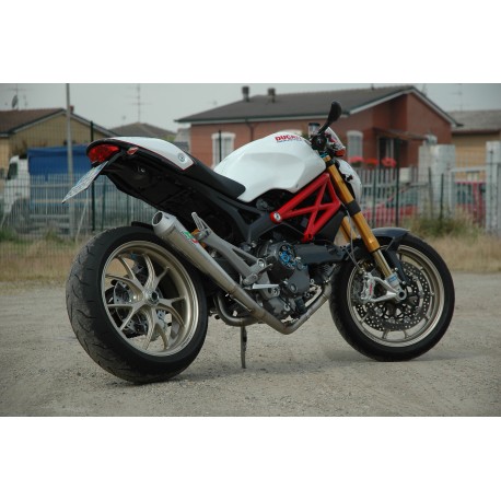Ligne complète d'Echappement Qd Exhaust MAXCONE DUCATI 796 MONSTER 2010-2014