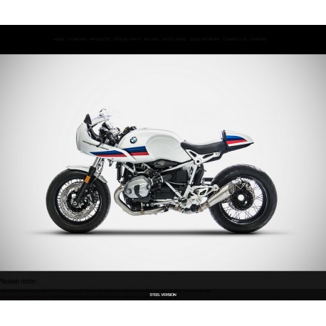 Ligne d'Echappement Zard GP Non Homologué pour BMW NINE T 1200 / PURE / RACER / URBAN
