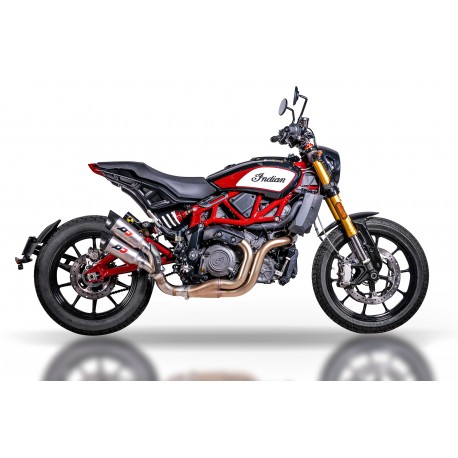 Echappement Qd Exhaust TWIN GUNSHOT INDIAN FTR 1200