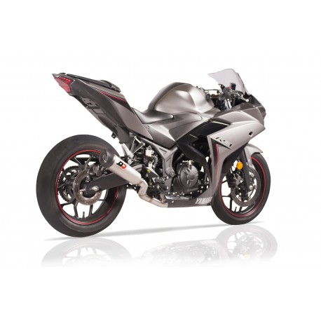 Ligne complète d'Echappement Qd Exhaust Tri-cone YAMAHA YZF-R3 2016-2020