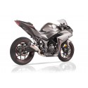 Ligne complète d'Echappement Qd Exhaust Tri-cone YAMAHA YZF-R3 2016-2020