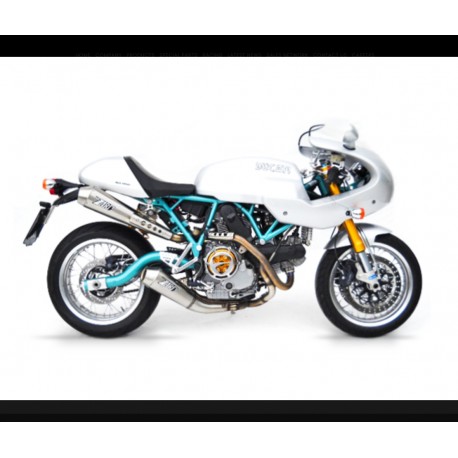 Ligne complète Double Echappement Zard Ducati Classic 1000 et Ducati Paul Smart 2005-2008