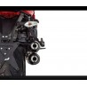 Double pot d'Echappement Superposés Zard Ducati Monster 1100 Evo 3