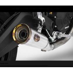 Silencieux Pot d'Echappement Zard Zuma Ducati Monster 797 2017-2019