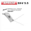 Echappement ARROW APRILIA SXV 5.5 2007-2014