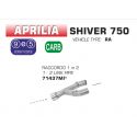 Raccord d'Echappement ARROW APRILIA 750 SHIVER 2010-2017