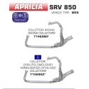 Collecteur pot d'échappement ARROW APRILIA SRV 850 2012-2016