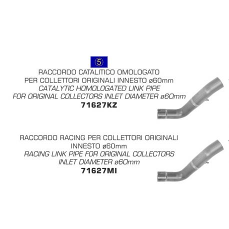 Raccord d'Echappement ARROW APRILIA RSV4 2015-2016 TUONO V4 2015-2020