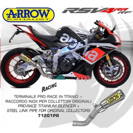 Echappement ARROW PRO RACE APRILIA RSV4 RR RSV4 RF 2015-2016