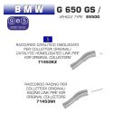Raccord d'Echappement ARROW BMW G650GS G650GS SERTAO 2011-2016