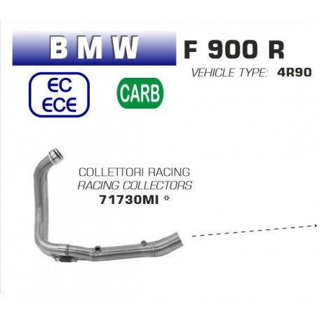 Collecteur d'Echappement racing ARROW BMW F900R F900XR 