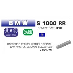 Raccord pot d'Echappement ARROW pour collecteur d'origine BMW S1000RR 2015-2016