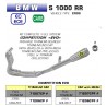 Ligne d'Echappement racing ARROW compétition evo BMW S1000RR M1000R avec grille GP 0