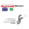 Raccord d'Echappement ARROW pour collecteur d'origine DUCATI 800 MONSTER S4R 2003-2006 S2R 2004-2006 1000 MONSTER S2R 2005-2006 0