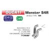 Raccord d'Echappement ARROW pour collecteur d'origine DUCATI MONSTER S4R / S4RS testa stretta 2006-2007 0