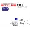 CATALYSEURS d'échappement HOMOLOGUES ARROW DUCATI 1098 / 198S / 1198 0