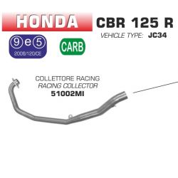 Collecteur pot d'Echappement ARROW HONDA CBR125R 2004-2010