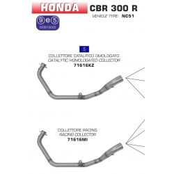 Collecteur pot d'Echappement racing ARROW HONDA CBR300R 2014-2017
