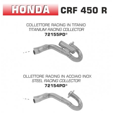 Collecteur racing d'Echappement ARROW HONDA CRF450R 2019