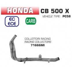 Raccord pot d'Echappement ARROW HONDA CB500X 2017-2018