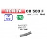 Raccord d'Echappement ARROW HONDA CB500F CBR500R 2019-2020 0