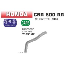 Raccord pot d'Echappement ARROW HONDA CBR600RR 2009-2012