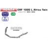 Collecteur d'Echappement racing ARROW HONDA CRF1000L AFRICA TWIN 2015-2016 0