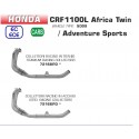 Collecteur d'Echappement racing ARROW HONDA CRF1100L AFRICA TWIN / CRF1100L ADVENTURE SPORT
