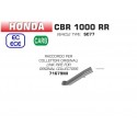 Raccord d'Echappement ARROW pour collecteur d'origine CBR1000RR 2017-2019