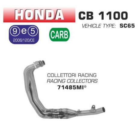 Collecteur d'Echappement racing ARROW HONDA CB1100 2013-2016