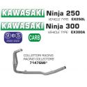 Collecteur d'Echappement ARROW KAWASAKI 250 NINJA 300 R NINJA 2013-2016