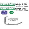 Collecteur d'Echappement ARROW KAWASAKI 250 NINJA 300 R NINJA 2013-2016 0