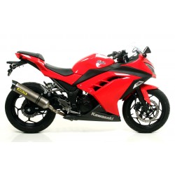 Ligne pot d'Echappement ARROW COMPETITION EVO KAWASAKI 250 NINJA 300 R NINJA 2013-2016 107DB