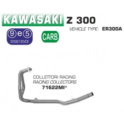 Collecteur pot d'Echappement ARROW KAWASAKI Z300 2015-2016