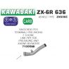 Raccord d'Echappement ARROW X-KONE ou PRO-RACING KAWASAKI ZX6R ZX636R 2009-2016 0