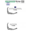 Collecteur echappement ARROW KAWASAKI ER6 2012-2016 650 VERSYS 2015-2020