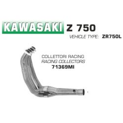 Collecteur pot d'Echappement racing ARROW KAWASAKI Z750 Z750R 2007-2014