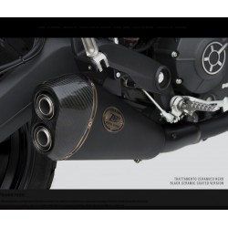 Silencieux Pot d'Echappement Zard Bas Ducati Monster 797 2017-2019