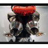 Double Echappement Top Gun Zard Ducati Hypermotard 796 / 1100 / 1100 Evo 2