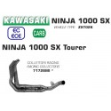 Collecteur d'Echappement racing KAWASAKI NINJA 1000 SX / NINJA 1000 SX TOURER 