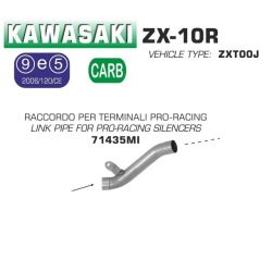 Raccord pot d'Echappement ARROW PRO-RACING KAWASAKI ZX10R 2011-2015